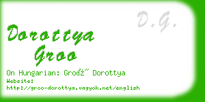 dorottya groo business card